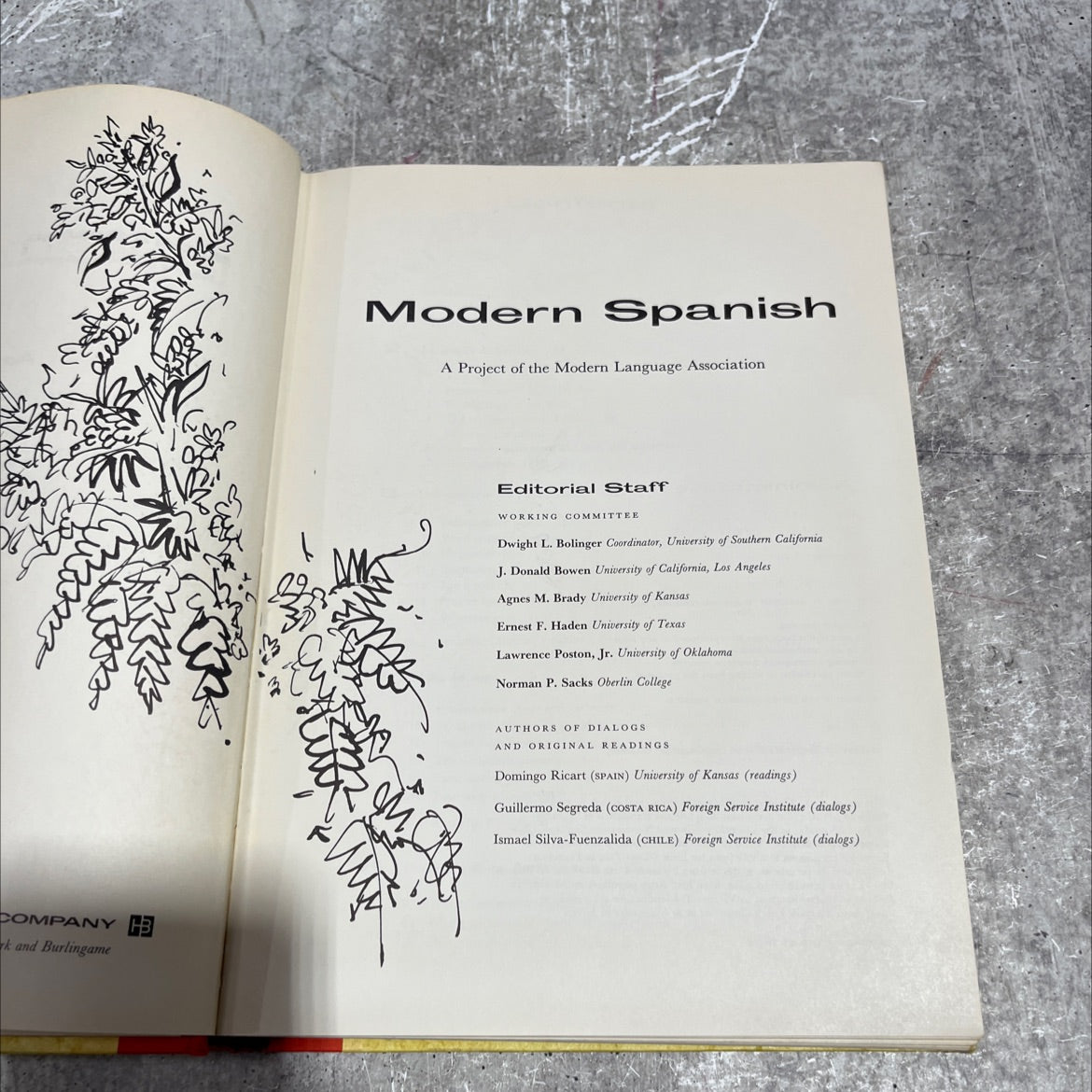 modern spanish book, by unknown, 1960 Hardcover image 2