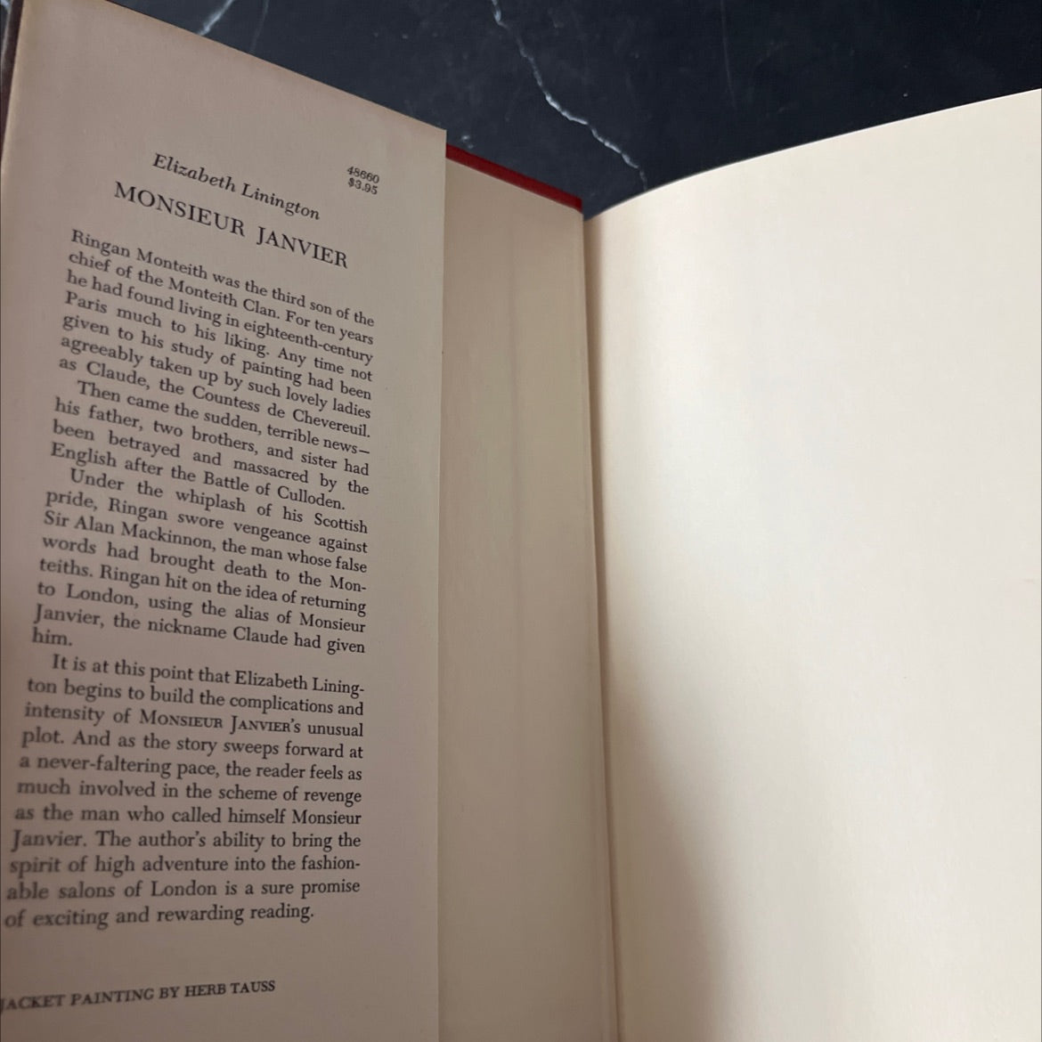 monsieur janvier book, by elizabeth linington, 1957 Hardcover image 4