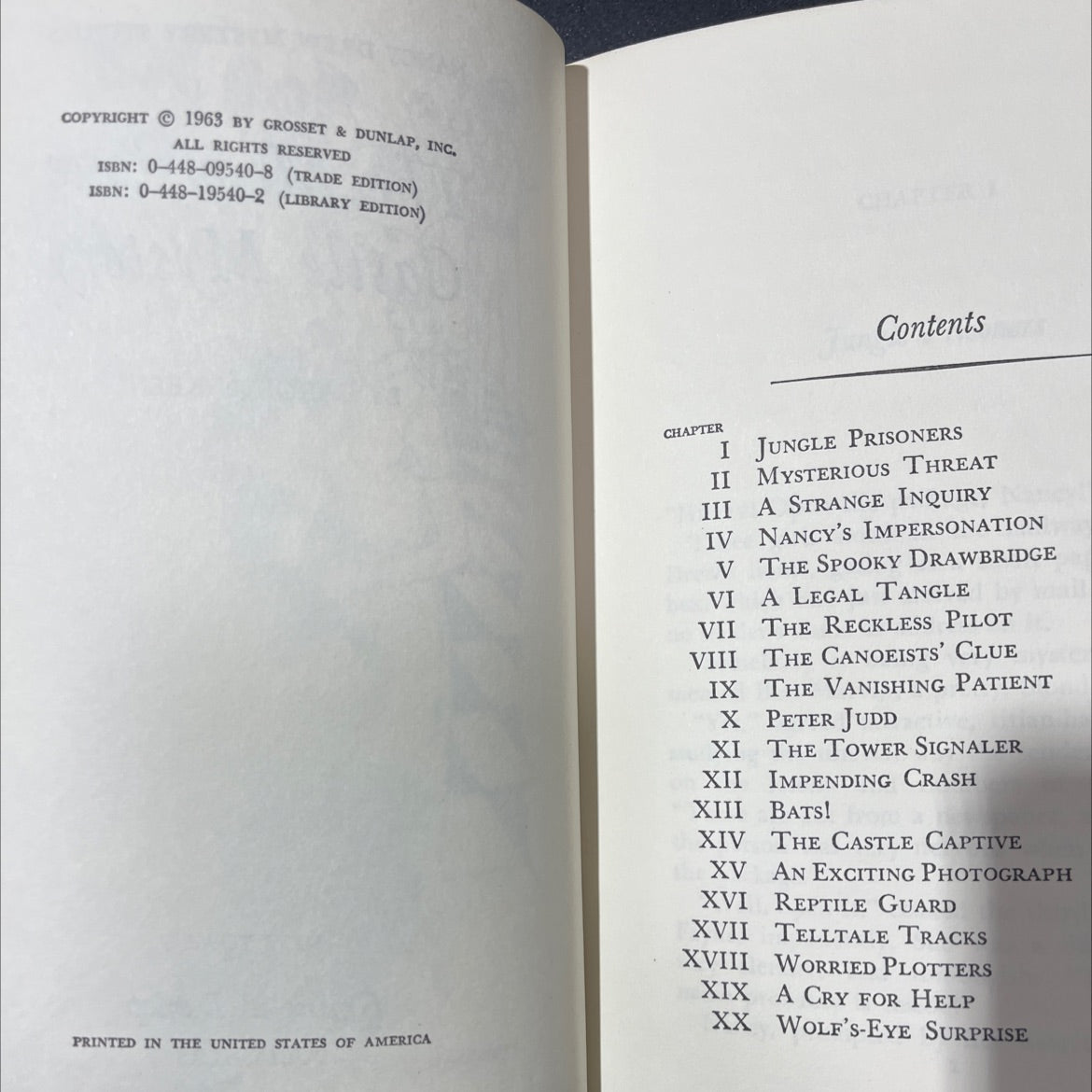 moonstone castle mystery book, by carolyn keene, 1963 Hardcover image 3