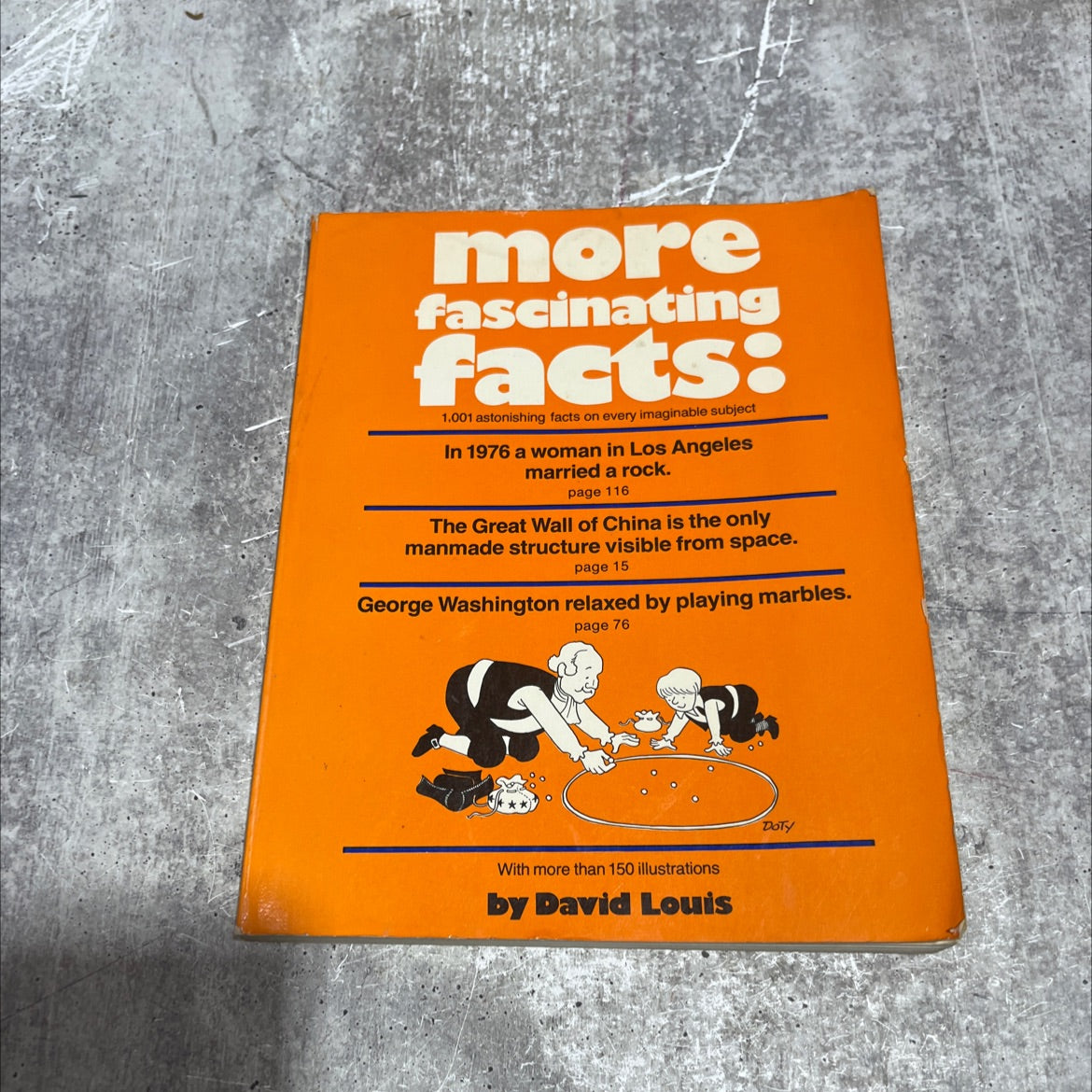 more fascinating facts book, by David Carroll, 1979 Paperback image 1
