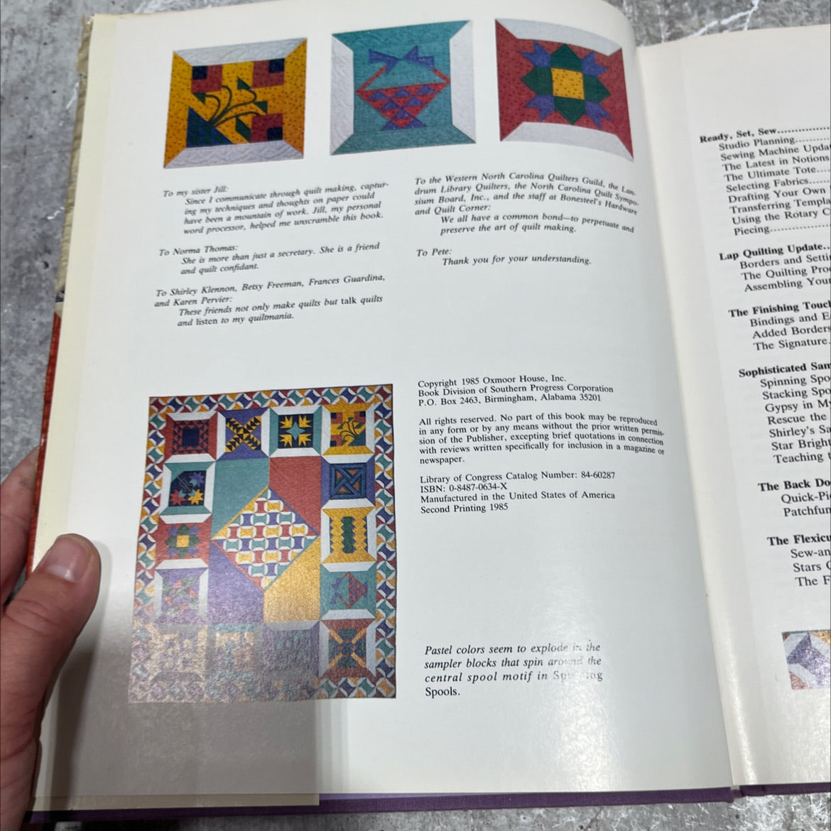more lap quilting with georgia bonesteel book, by georgia bonesteel, 1985 Hardcover image 3