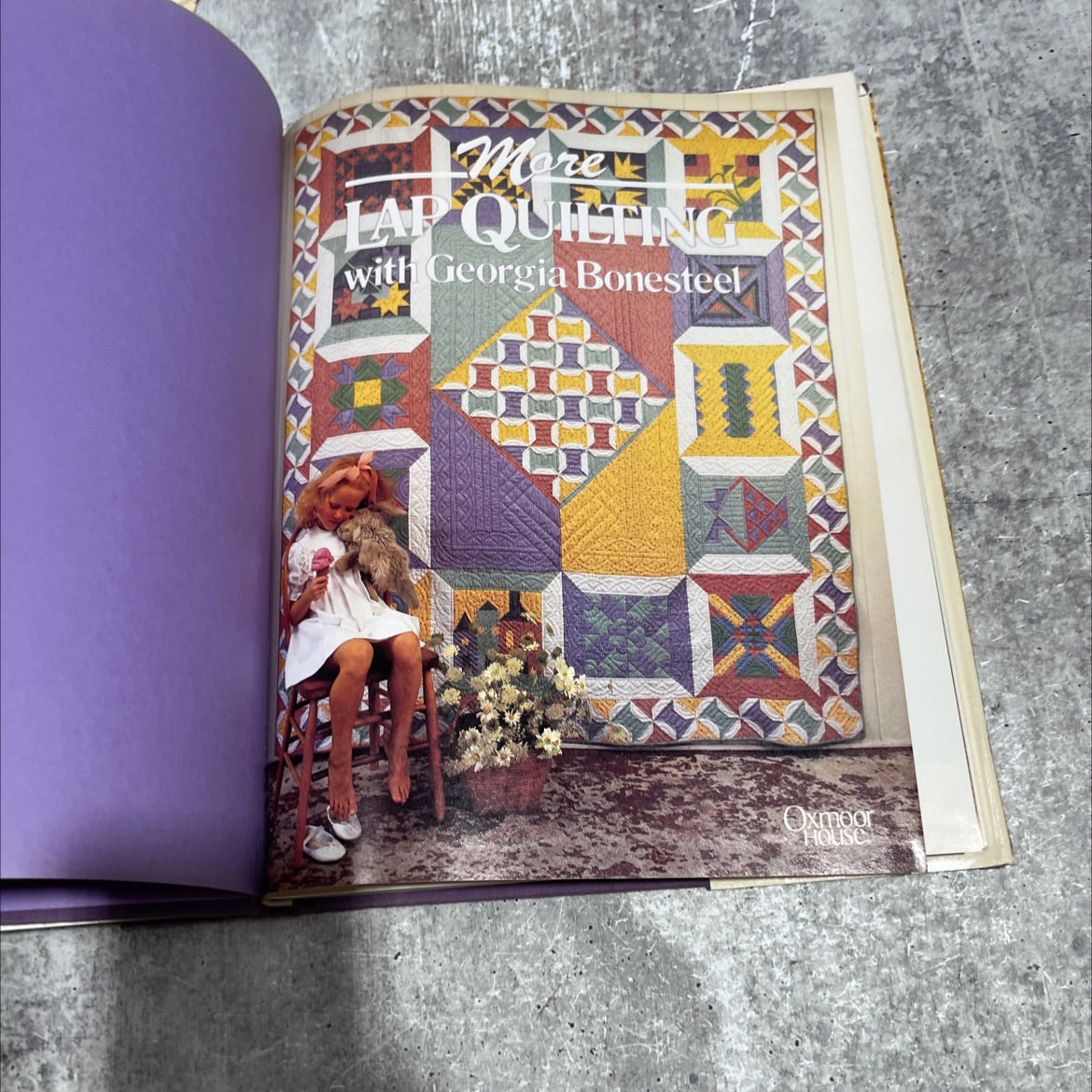 more lap quilting with georgia bonesteel book, by georgia bonesteel, 1985 Hardcover image 2