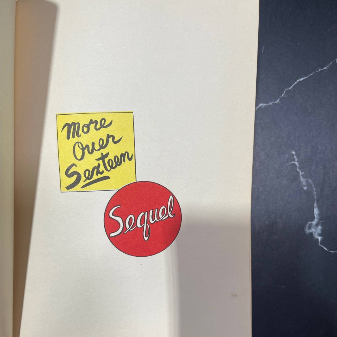 more over sexteen sequel book, by unknown, 1953 Hardcover image 2