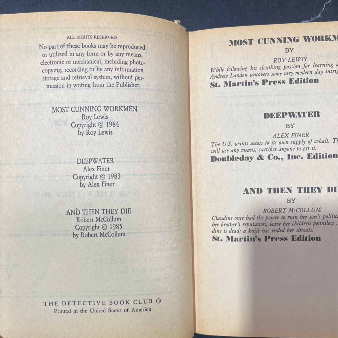 most cunning workmen book, by roy lewis, 1984 Hardcover image 3