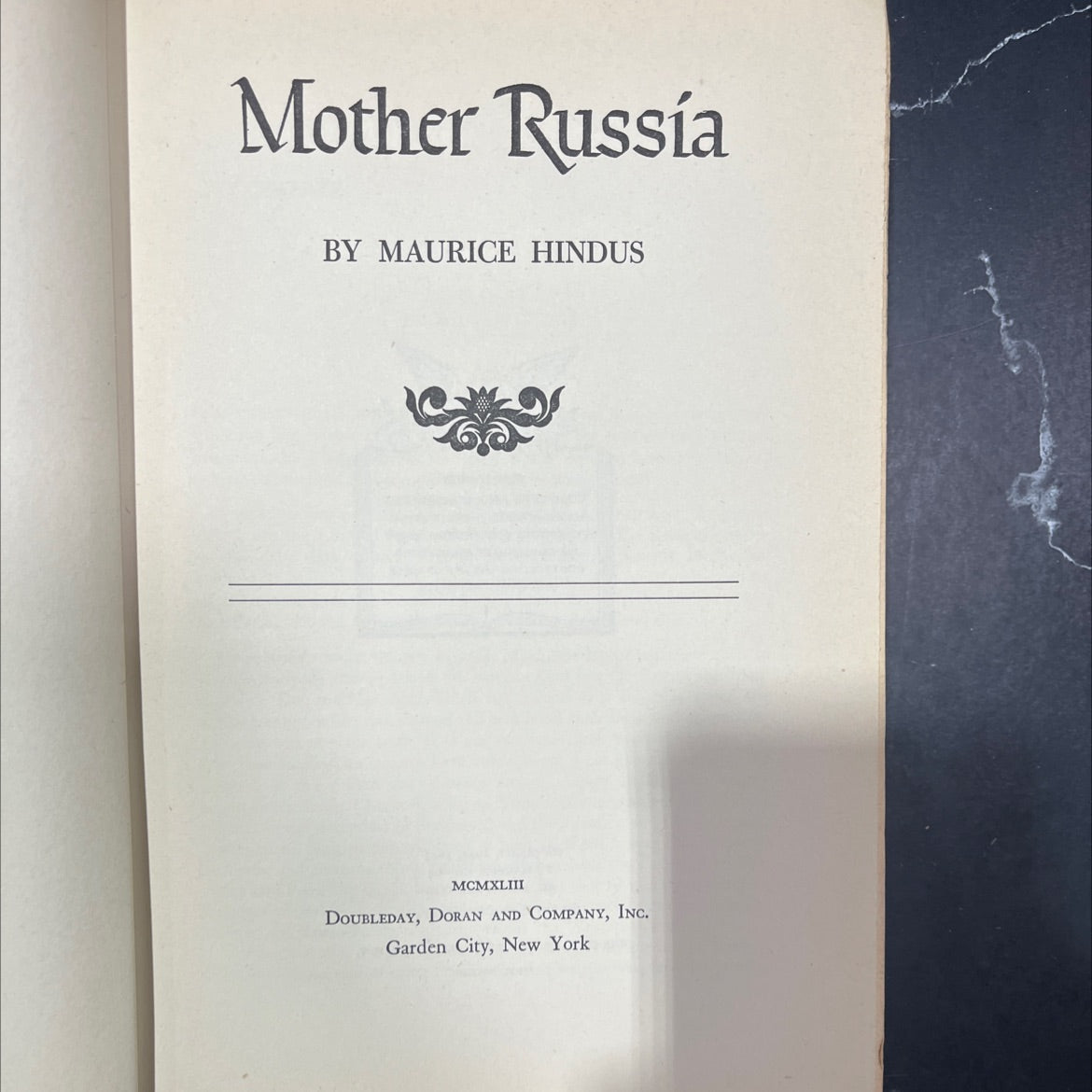 mother russia book, by maurice hindus, 1943 Hardcover image 2