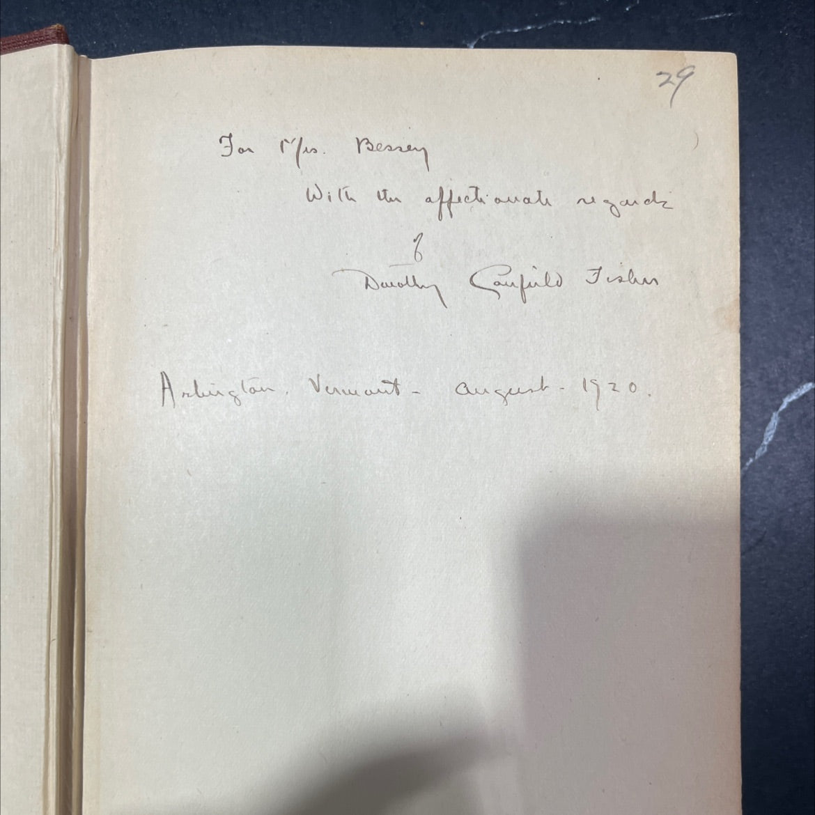 SIGNED mothers and children book, by dorothy canfield fisher, 1914 Hardcover, First Edition, Rare, Antique image 4