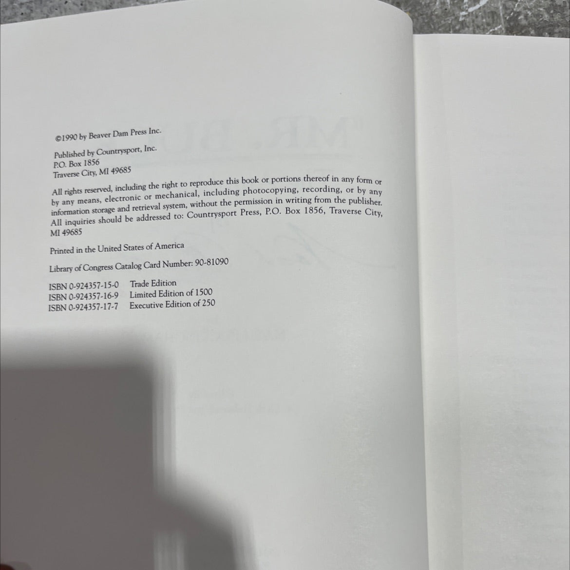 mr. buck book, by nash buckingham, 1990 Hardcover image 3