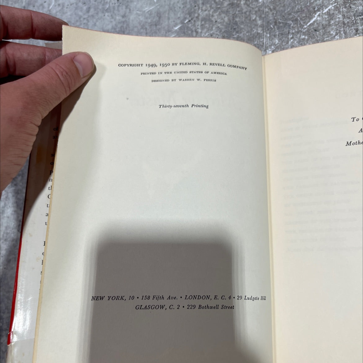 mr. jones meet the master sermons and prayers of peter marshall book, by ester marshall, 1950 Hardcover image 3