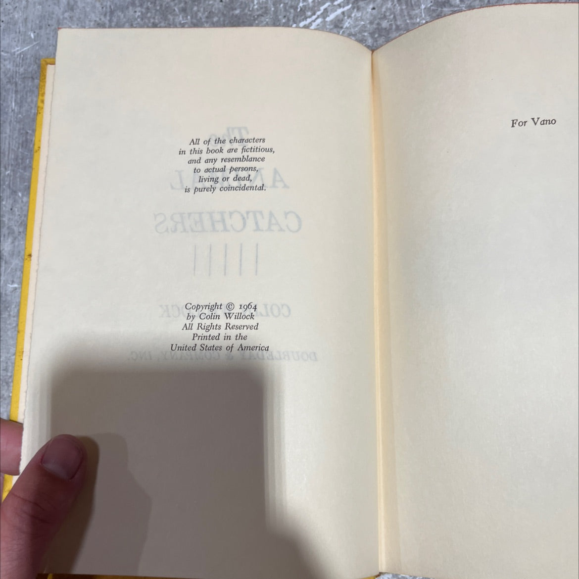 mt ma hotas the a animal catchers book, by colin willock, 1964 Hardcover image 3