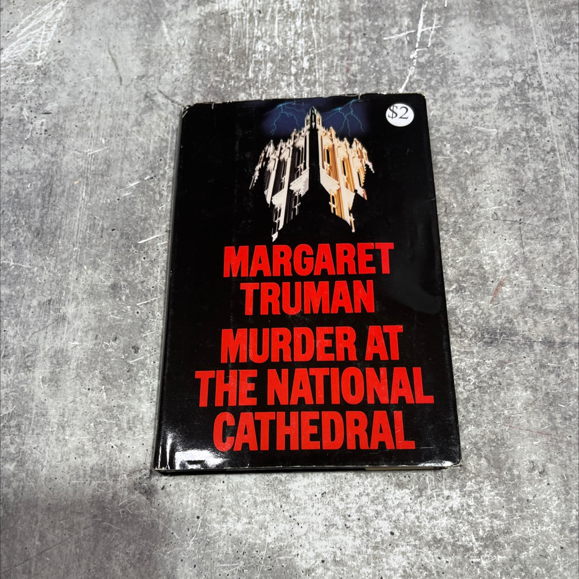 murder at the national cathedral book, by margaret truman, 1990 Hardcover image 1