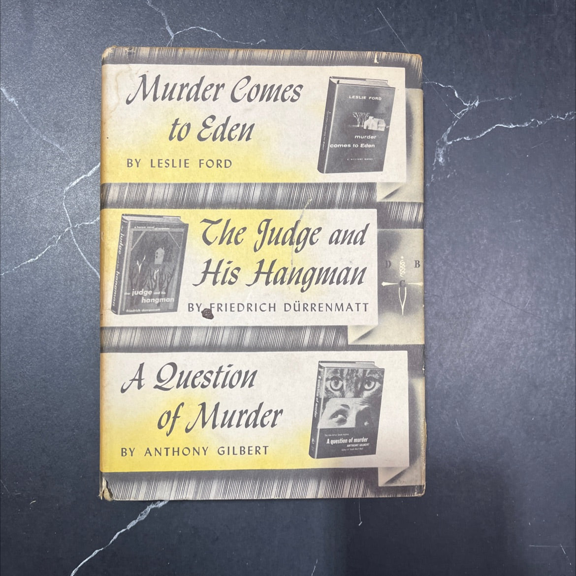 murder comes to eden book, by leslie ford, 1955 Hardcover image 1