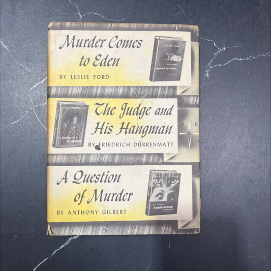 murder comes to eden book, by leslie ford, 1955 Hardcover image 1