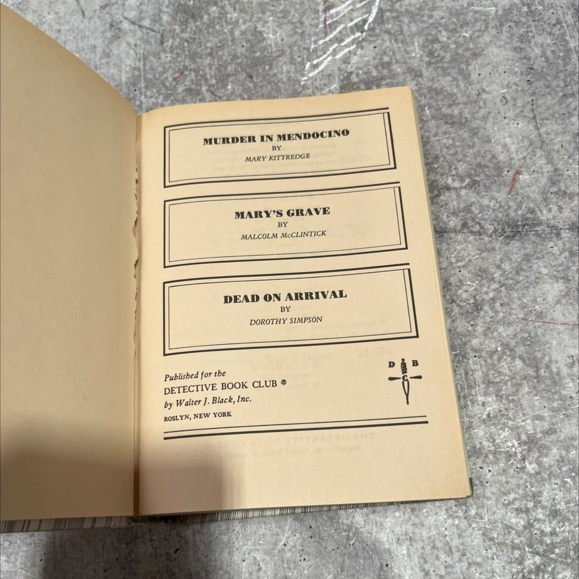 murder in mendocino book, by mary kittredge, 1986 Hardcover image 2