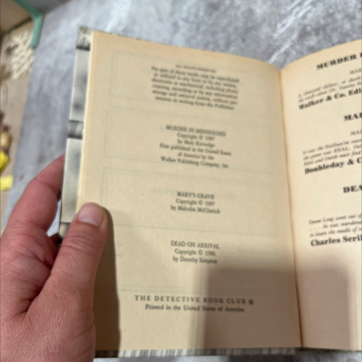 murder in mendocino book, by mary kittredge, 1986 Hardcover image 3