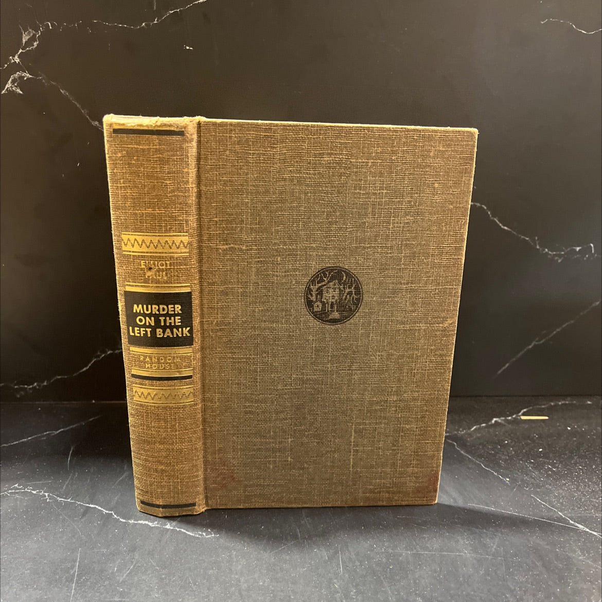 murder on the left bank a homer evans mystery book, by elliot paul, 1951 Hardcover image 1