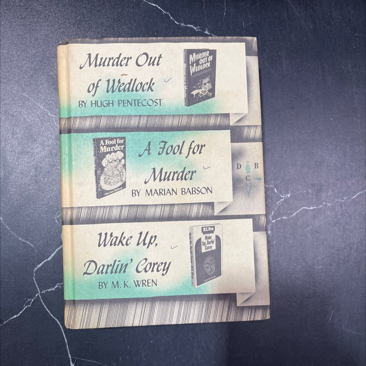 murder out of wedlock book, by hugh pentecost, 1983 Hardcover image 1