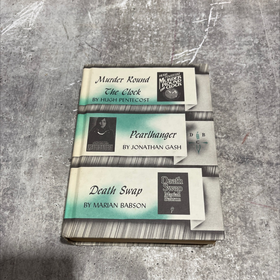 murder round the clock book, by hugh pentecost, 1985 Hardcover image 1