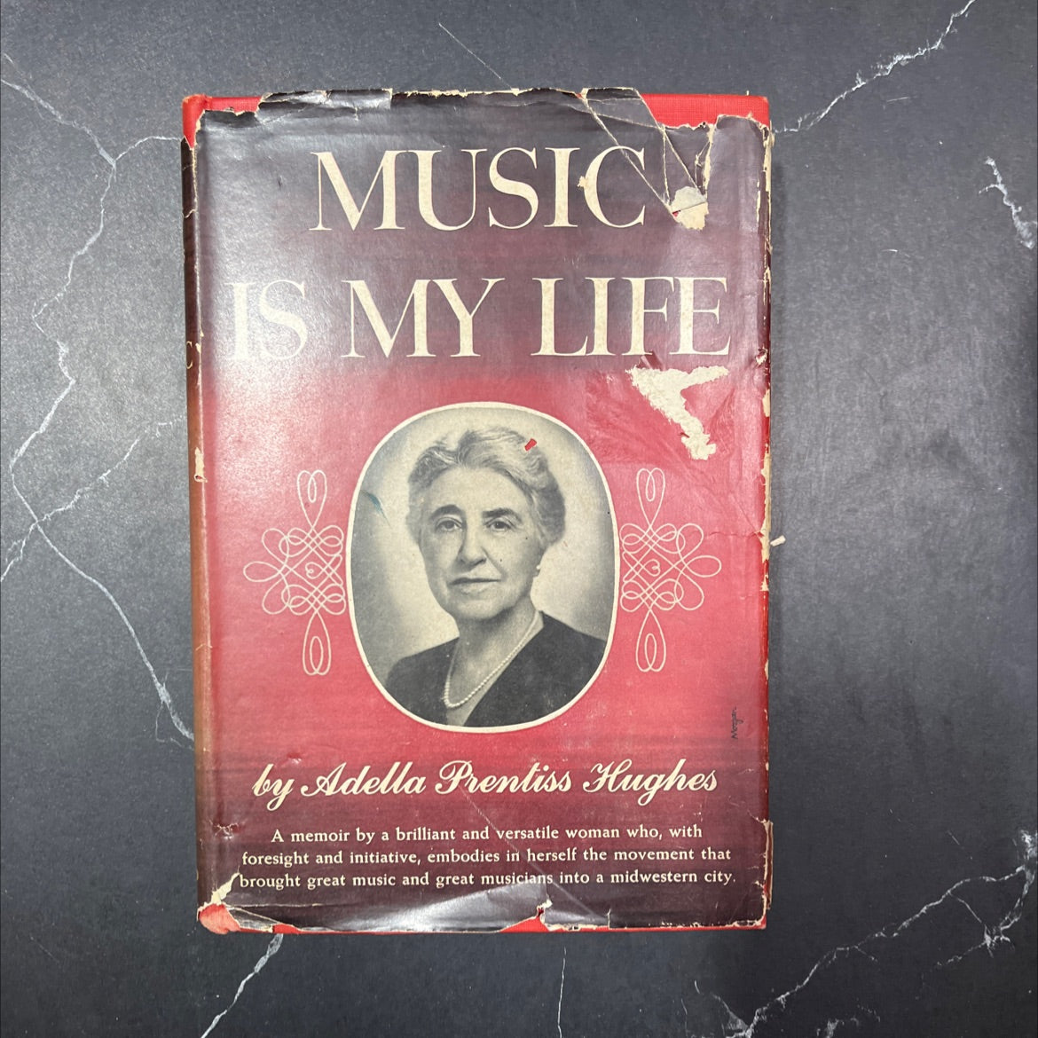 music is my life book, by adella prentiss hughes, 1947 Hardcover image 1