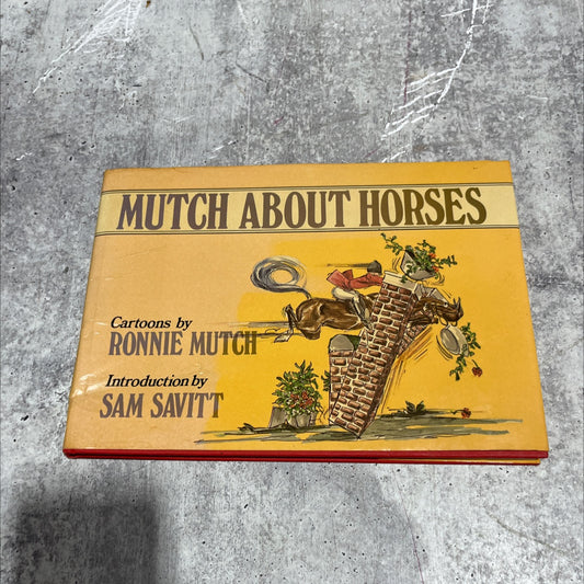 mutch about horses book, by ronnie mutch, 1978 Hardcover image 1