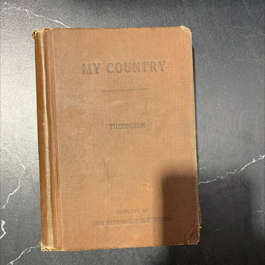 my country a textbook in civics and patriotism for young americans book, by grace a. turkington, 1918 Hardcover image 1