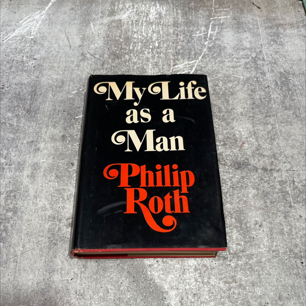 my life as a man book, by philip roth, 1974 Hardcover image 1