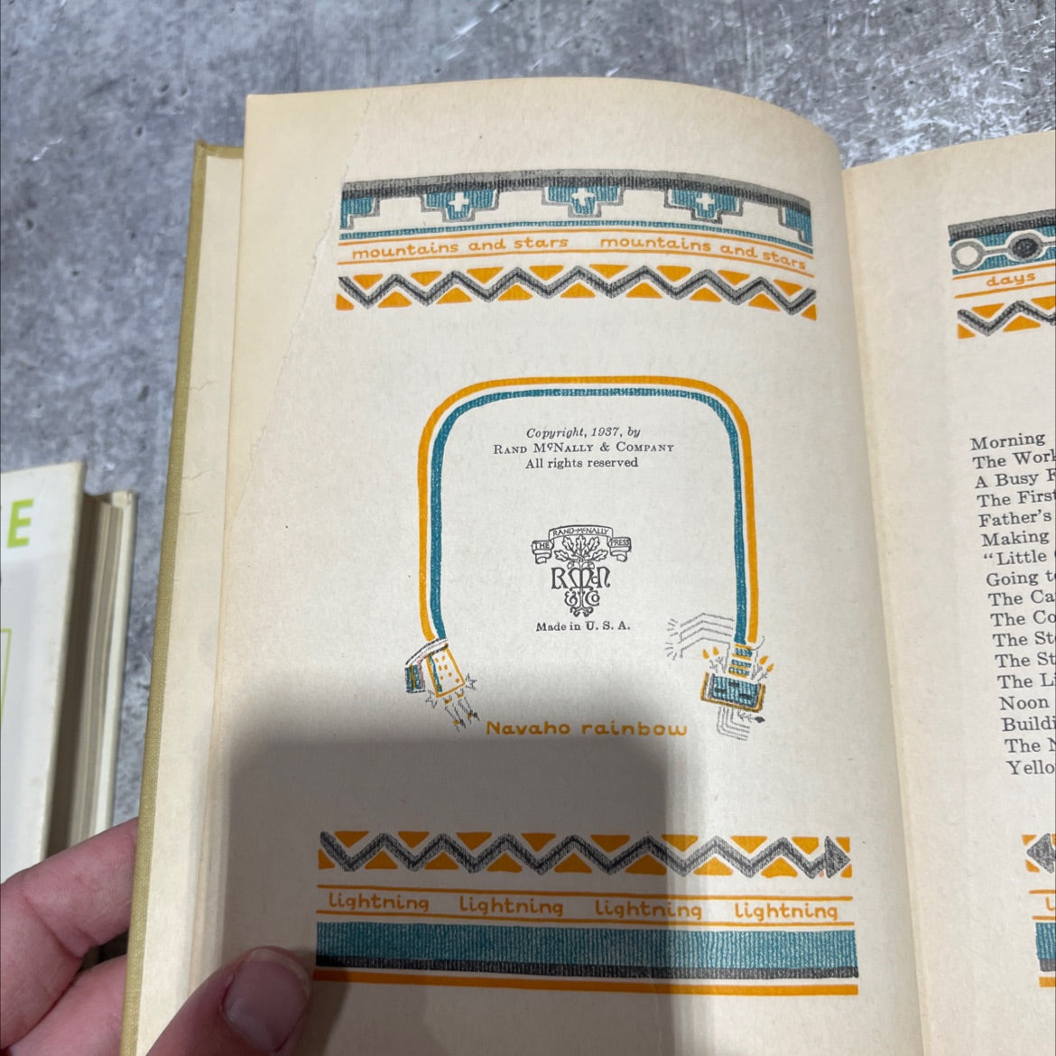 my navaho book book, by lydia j. trowbridge, 1987 Hardcover image 3