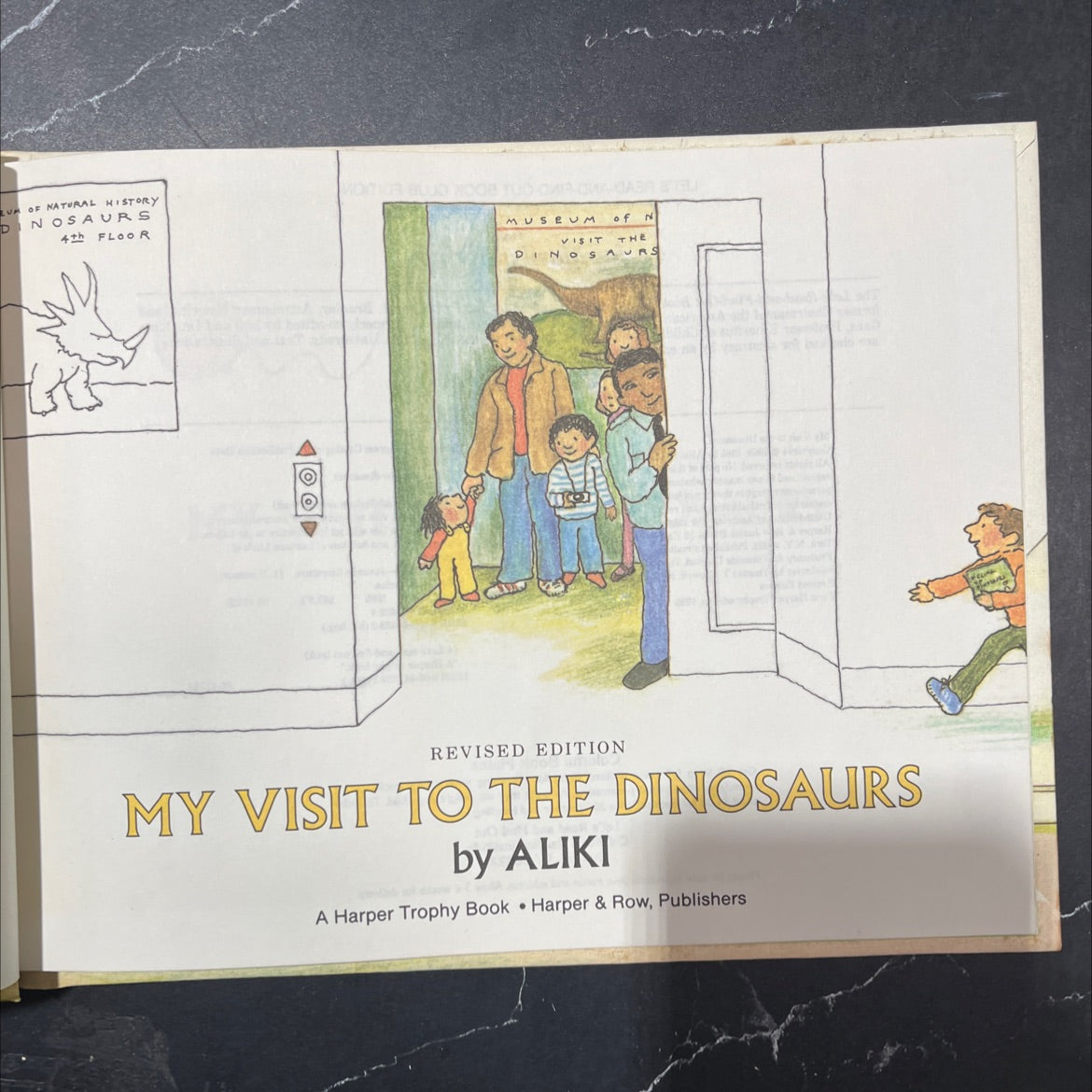 my visit to the dinosaurs book, by aliki, 1985 Hardcover image 2