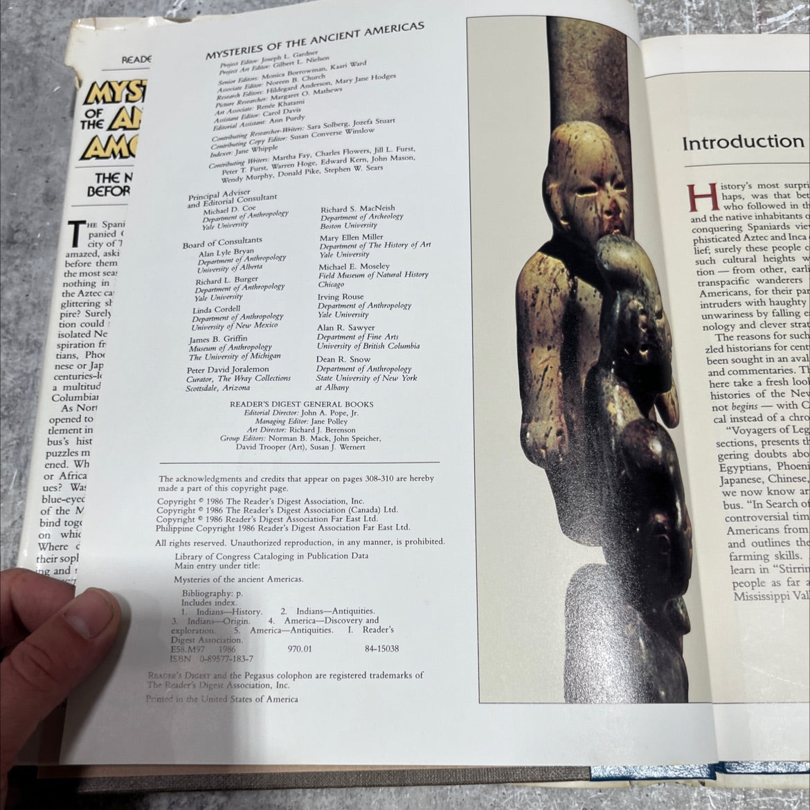 mysteries of the ancient americas book, by Reader's Digest Association, 1986 Hardcover image 3
