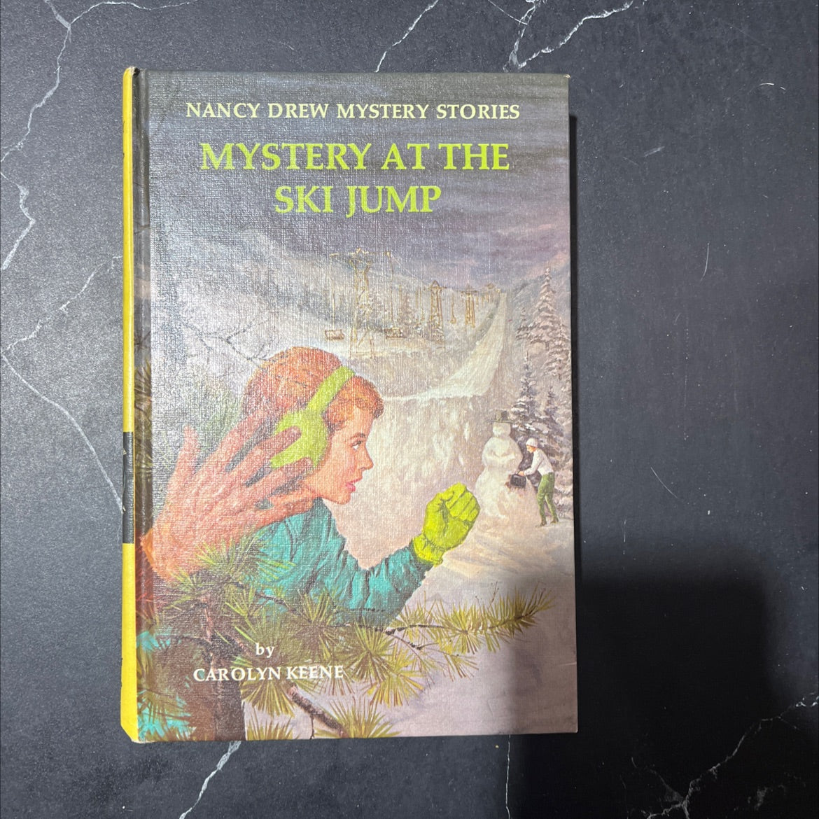 mystery at the ski jump book, by carolyn keene, 1971 Hardcover image 1