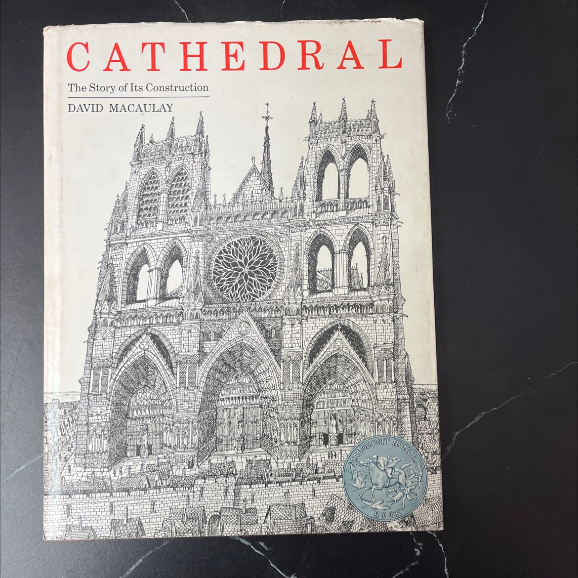 n cathedral the story of its construction book, by david macaulay, 1973 Hardcover, Vintage image 1