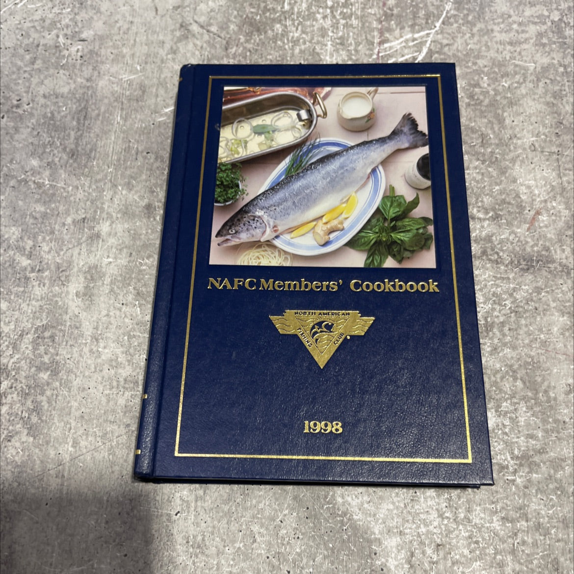 nafc members cookbook book, by north american fishing club, 1998 Hardcover image 1