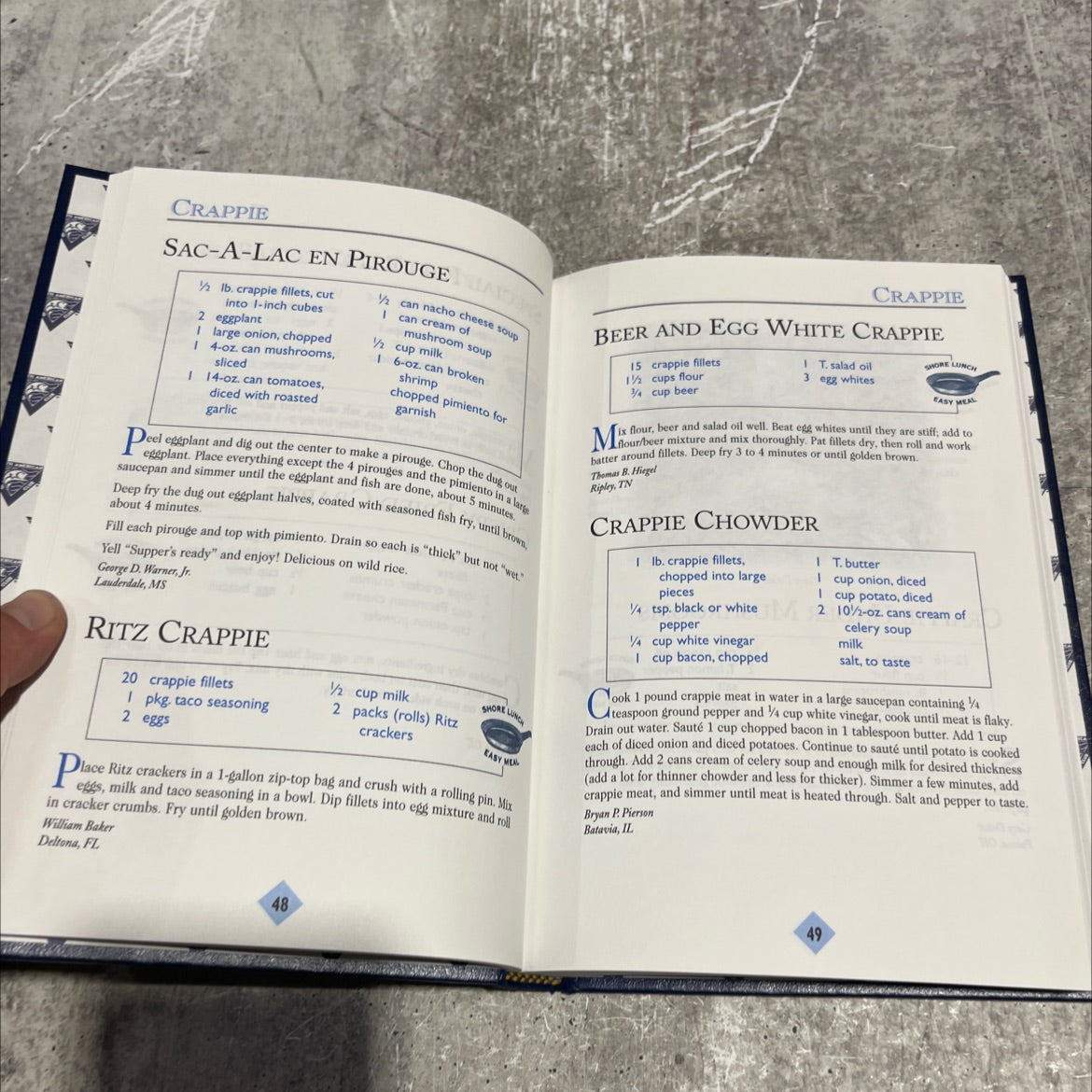 nafc members cookbook book, by north american fishing club, 1998 Hardcover image 4