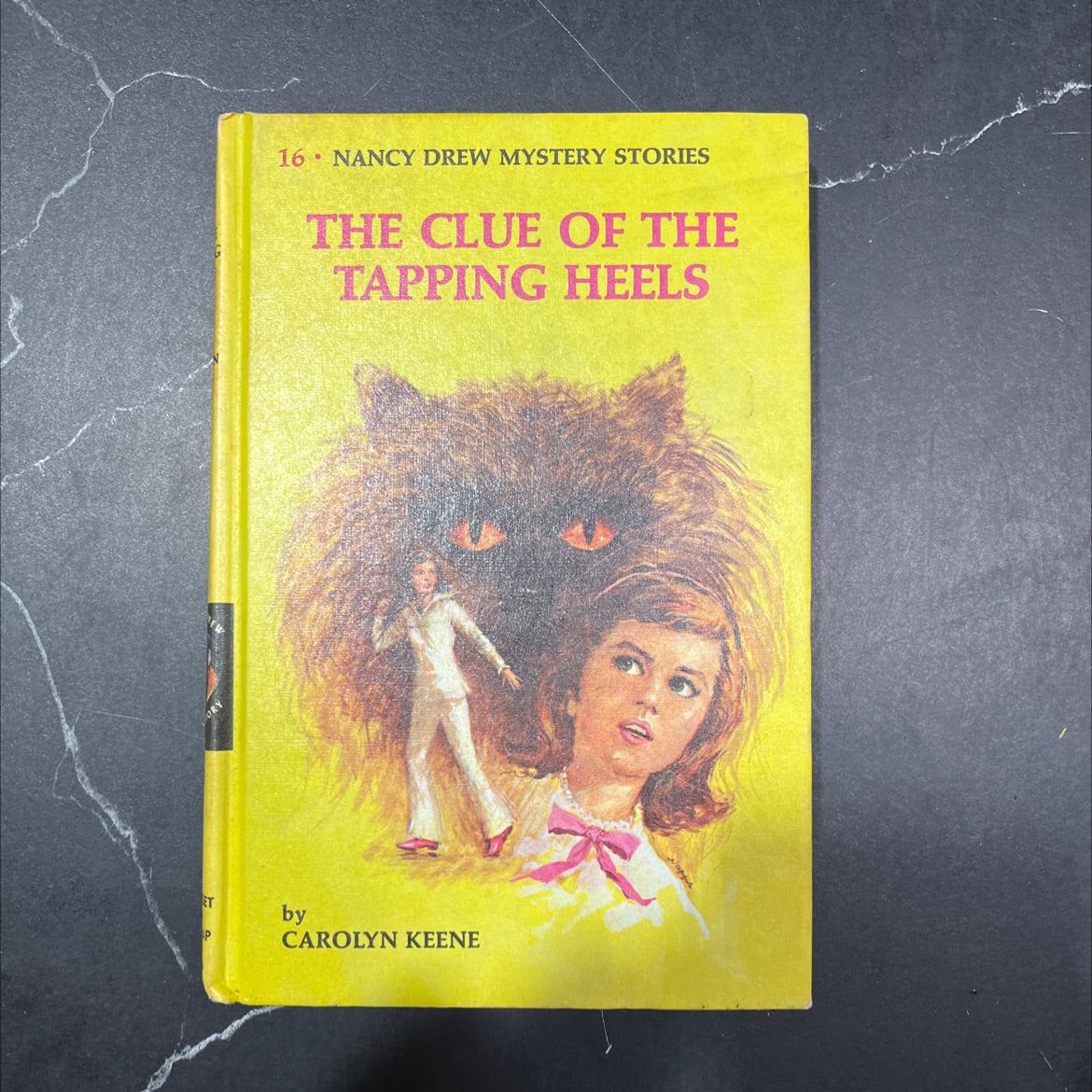 nancy drew mystery stories the clue of the tapping heels book, by carolyn keene, 1969 Hardcover image 1