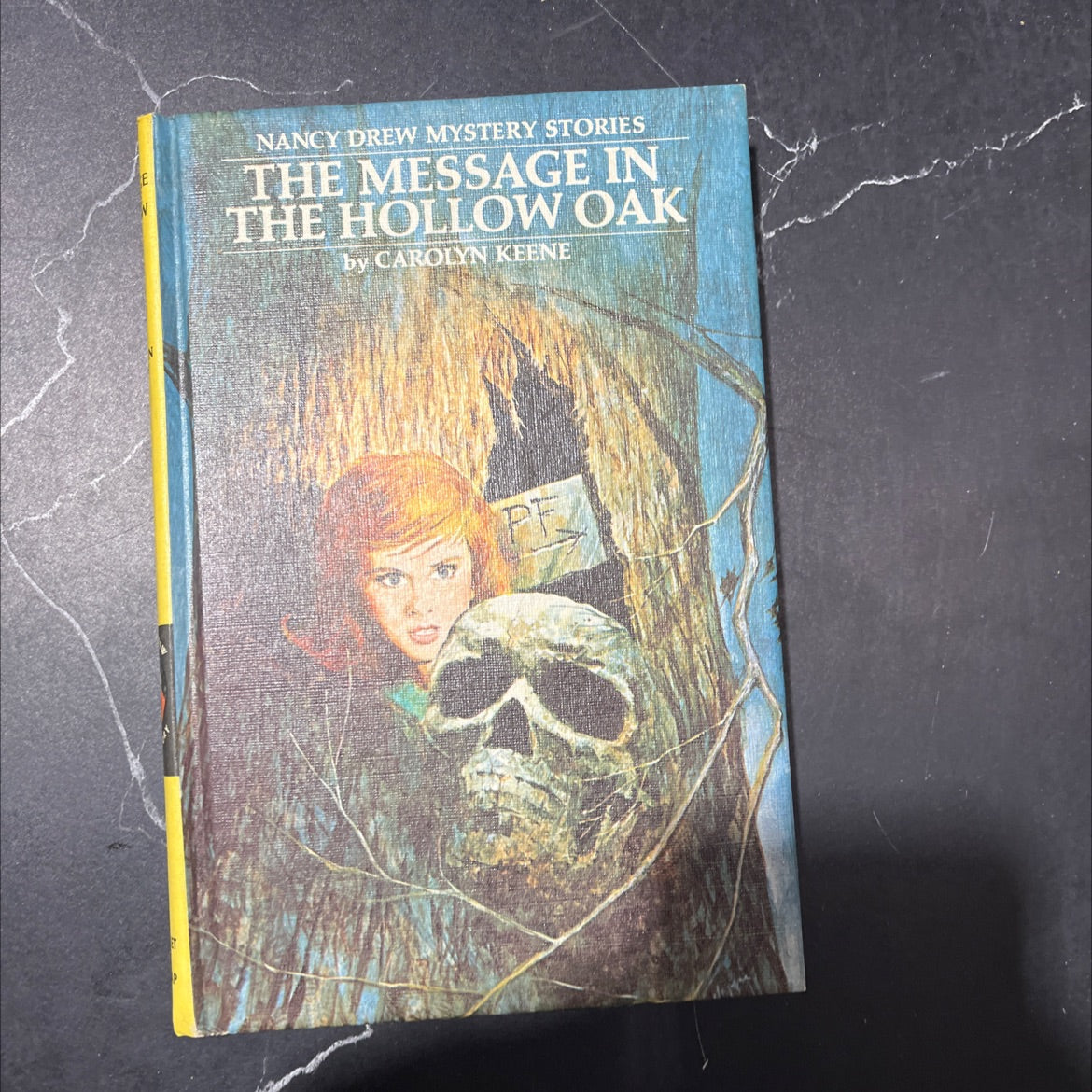 nancy drew mystery stories the message in the hollow oak book, by carolyn keene, 1972 Hardcover image 1