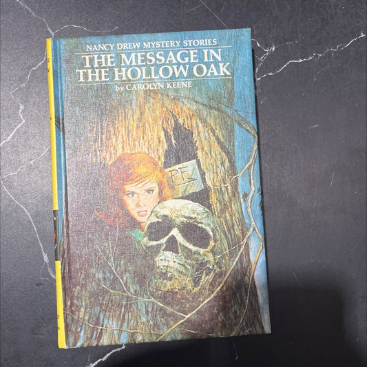 nancy drew mystery stories the message in the hollow oak book, by carolyn keene, 1972 Hardcover image 1