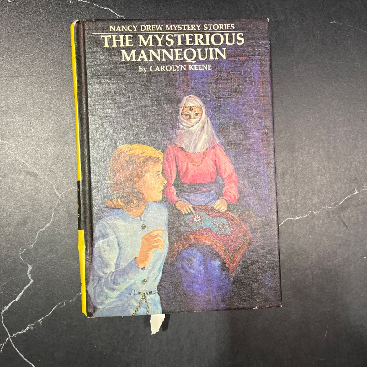nancy drew mystery stories the mysterious mannequin book, by carolyn keene, 1970 Hardcover image 1
