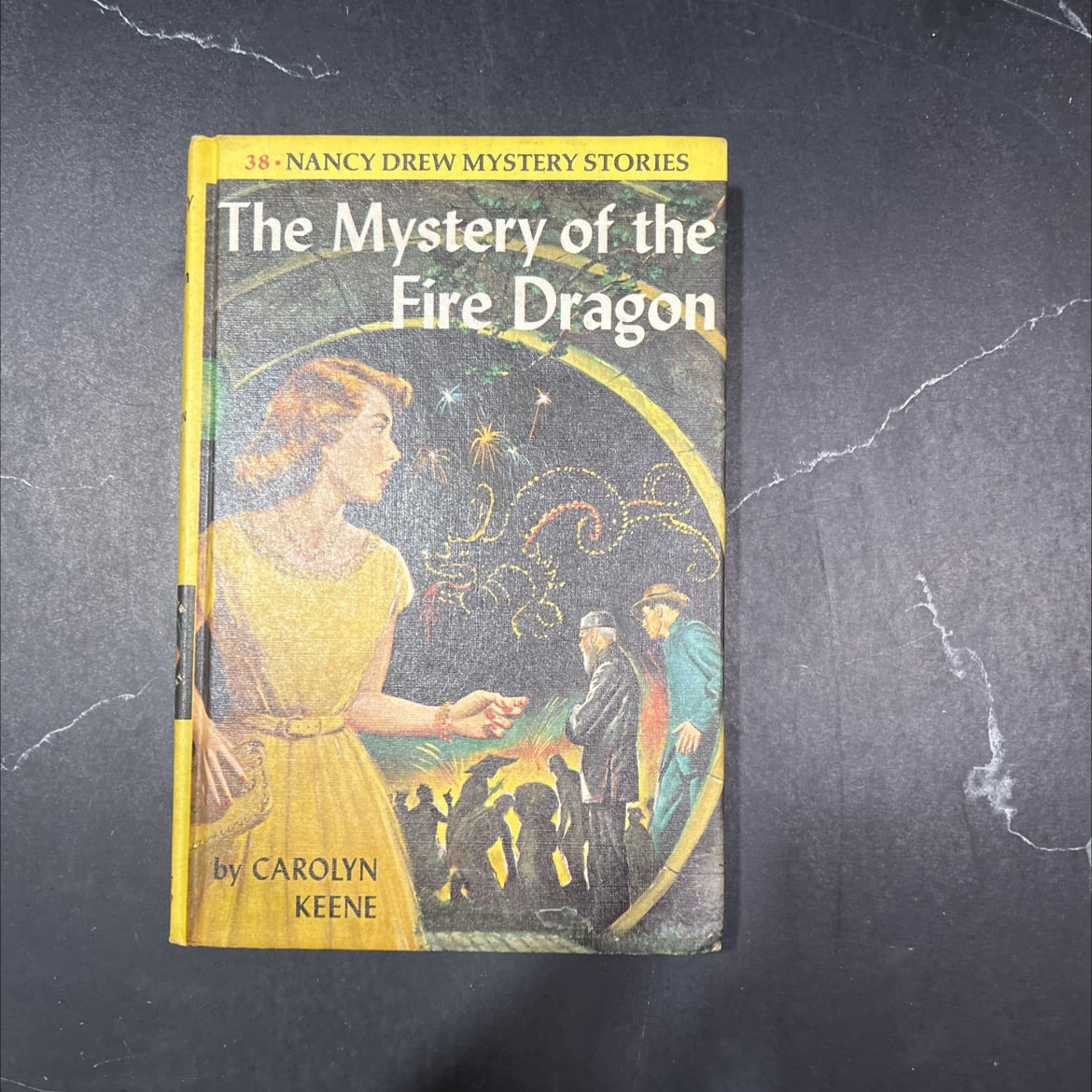 nancy drew mystery stories the mystery of the fire dragon book, by carolyn keene, 1961 Hardcover image 1