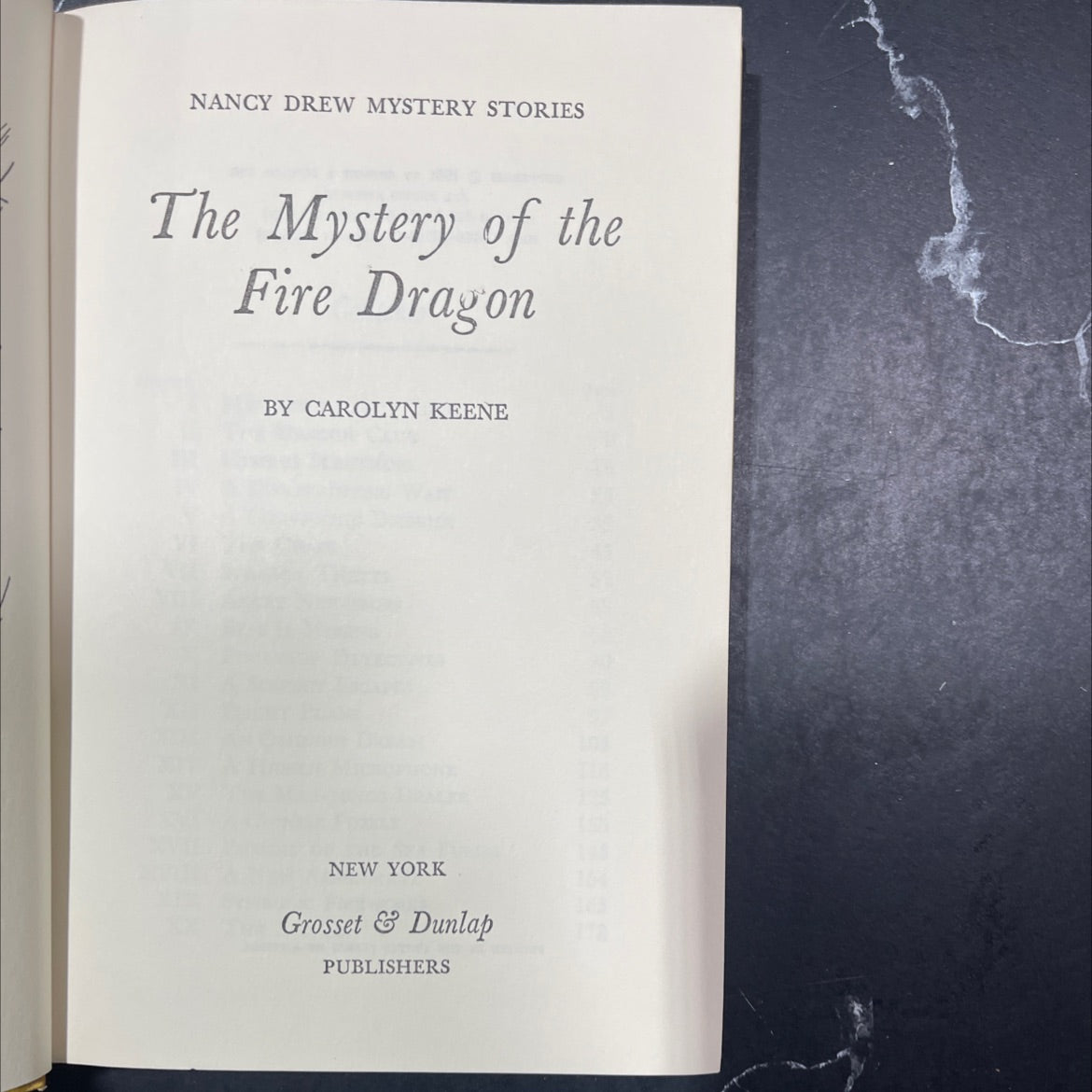 nancy drew mystery stories the mystery of the fire dragon book, by carolyn keene, 1961 Hardcover image 2