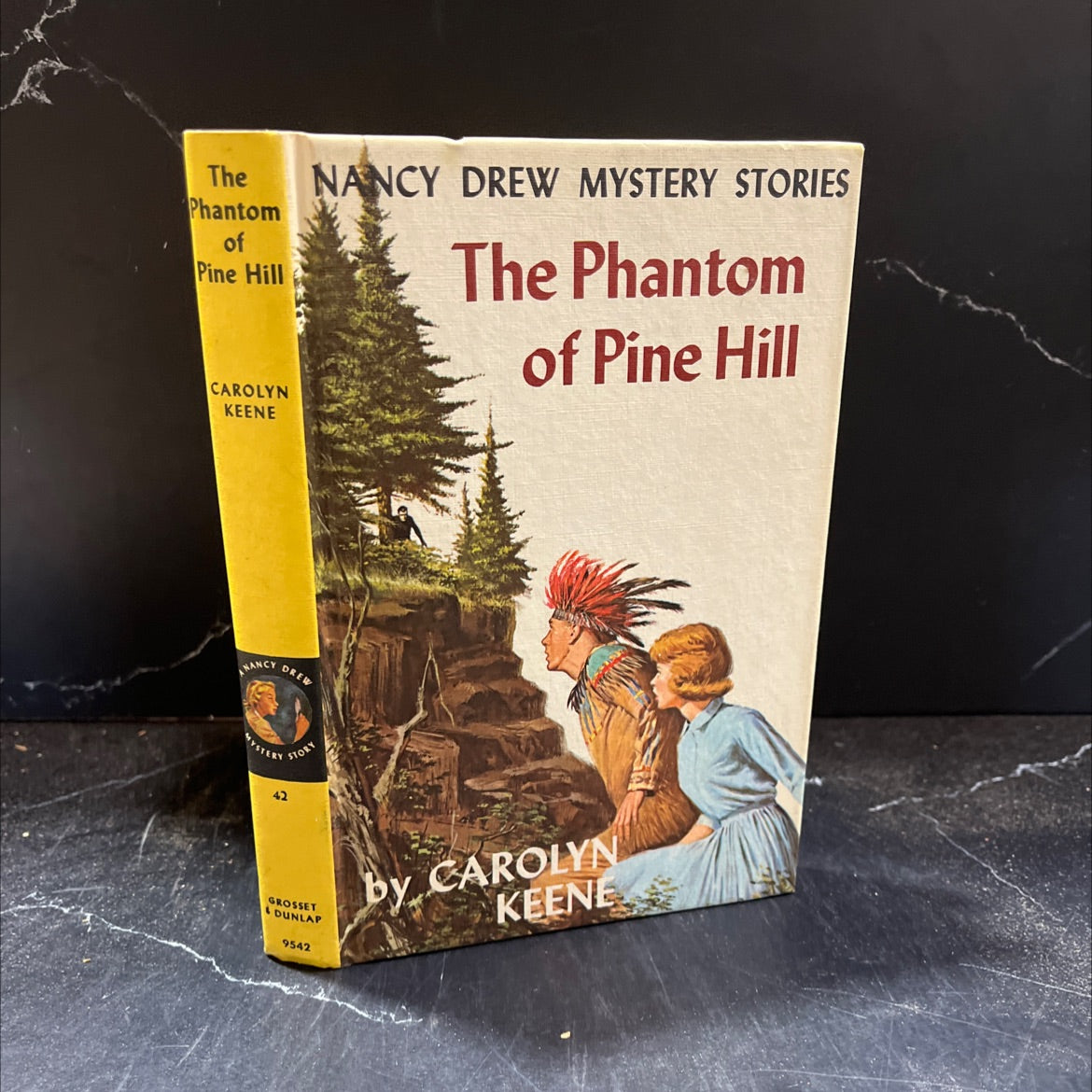 nancy drew mystery stories the phantom of pine hill book, by carolyn keene, 1965 Hardcover image 1