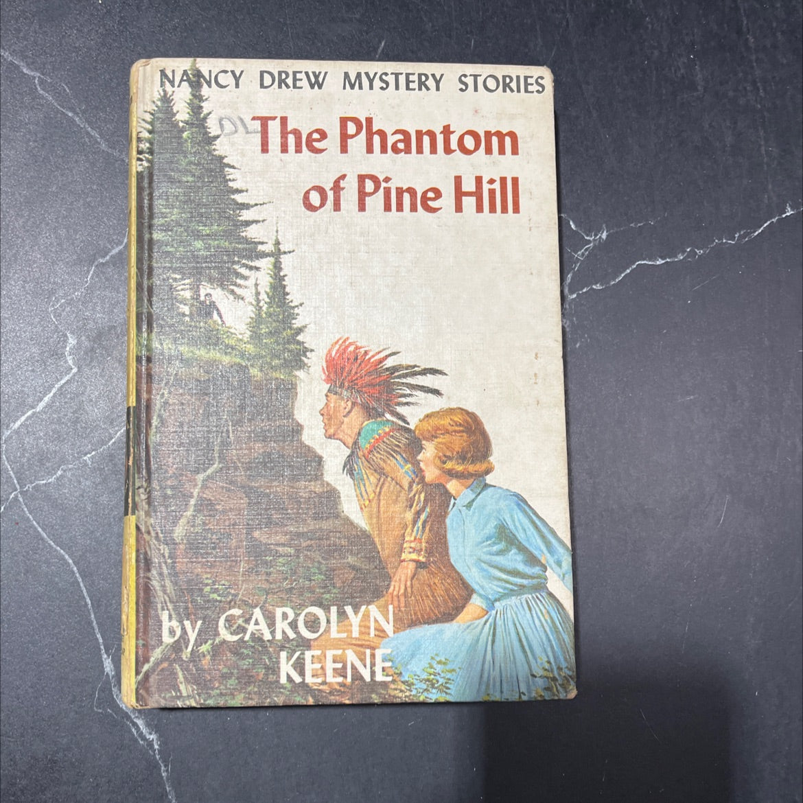 nancy drew mystery stories the phantom of pine hill book, by carolyn keene, 1965 Hardcover image 1