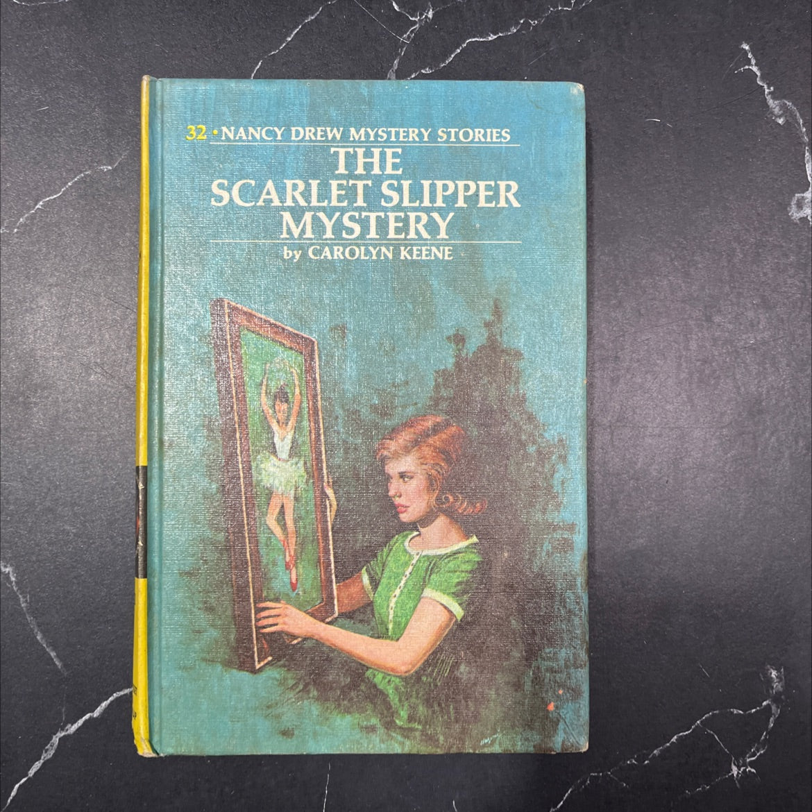 nancy drew mystery stories the scarlet slipper mystery book, by carolyn keene, 1974 Hardcover image 1