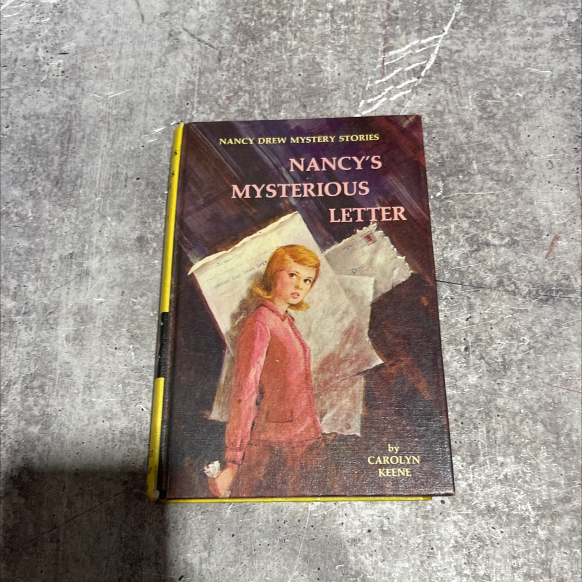 nancy's mysterious letter book, by carolyn keene, 1968 Hardcover image 1