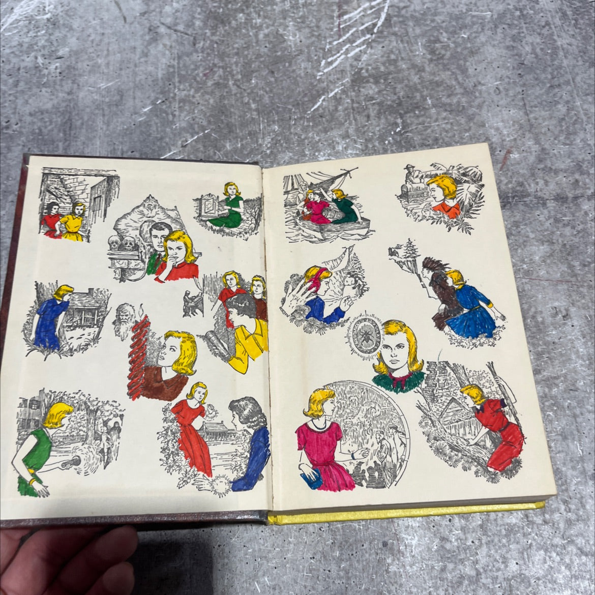 nancy's mysterious letter book, by carolyn keene, 1968 Hardcover image 4