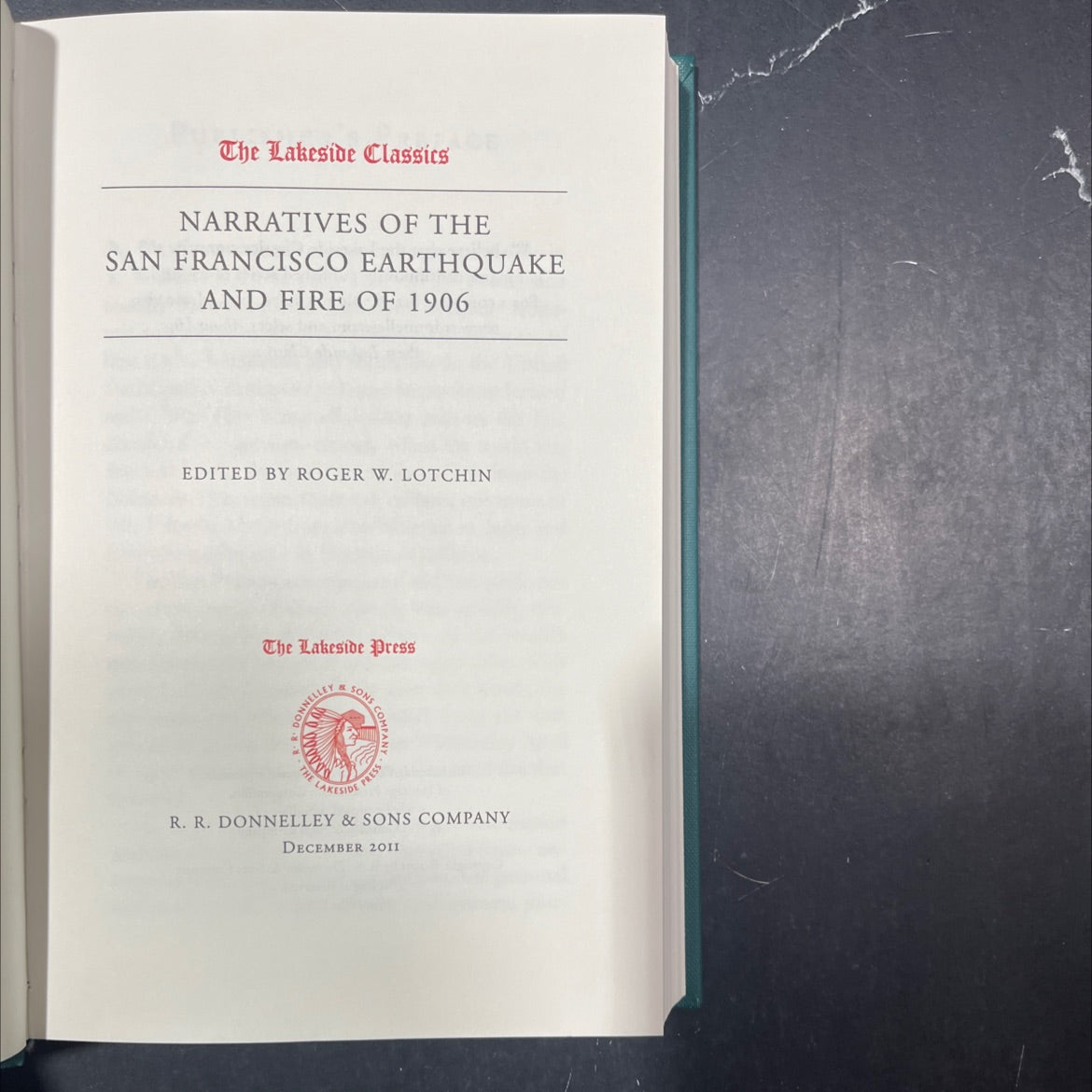 narratives of the san francisco earthquake and fire of 1906 book, by roger w. lotchin, 2011 Hardcover image 2