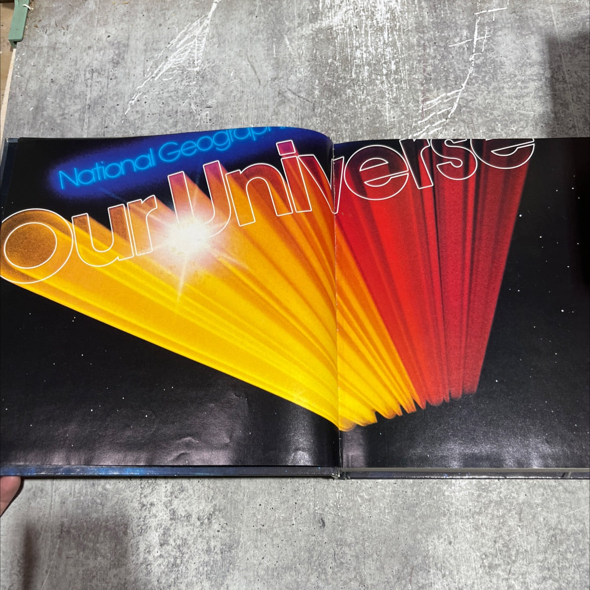 national geogra our universe book, by margaret sedeen, 1980 Hardcover image 2