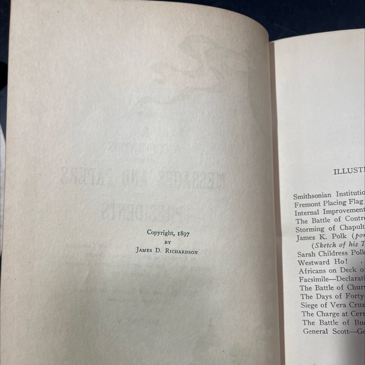 national literature and art book, by James D. Richardson, 1897 Leather image 3