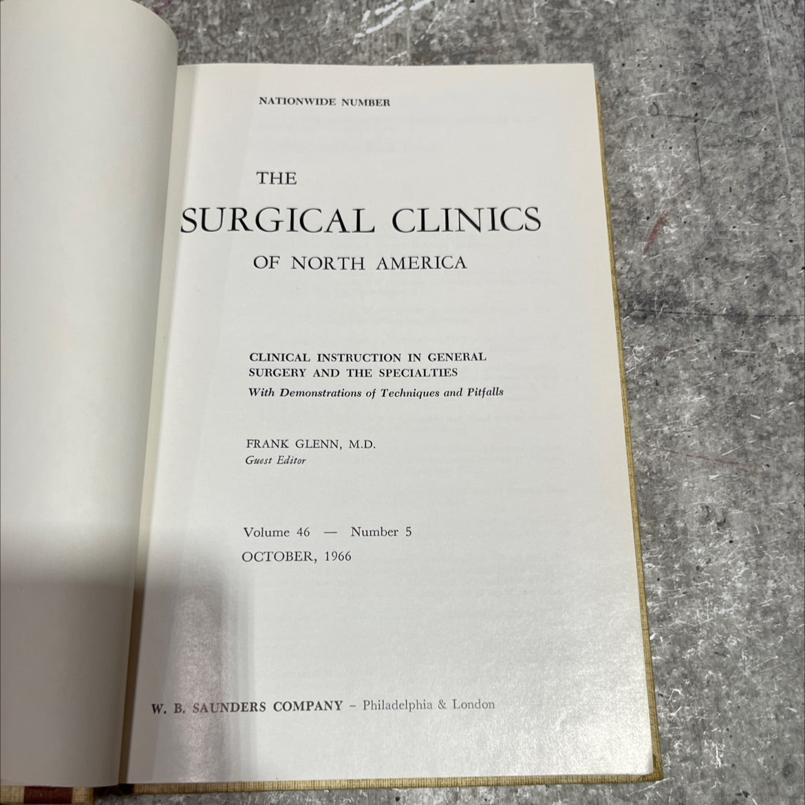 nationwide number the surgical clinics of north america clinical instruction in general surgery and the specialties image 2