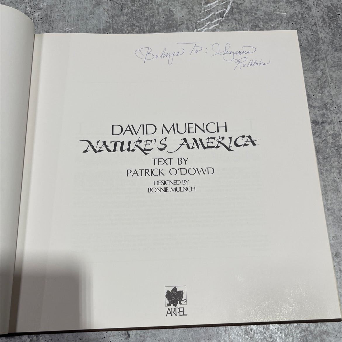 nature's america book, by david muench, 1984 Hardcover image 2