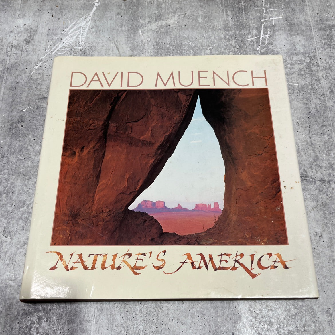 nature's america book, by david muench, 1984 Hardcover image 1