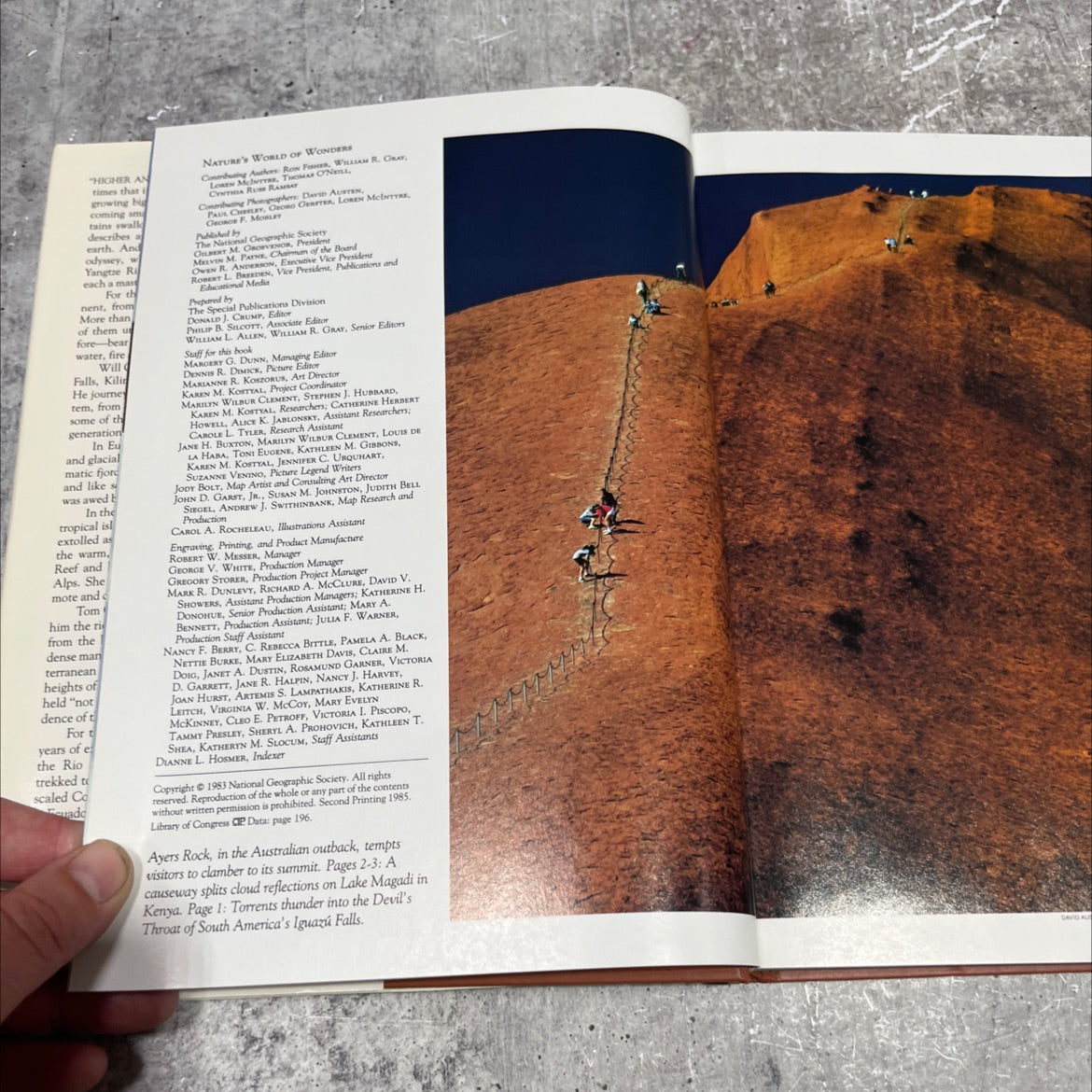 nature's world of wonders book, by ron f, william r. gray, loren mcintyre, thomas o'neill, cynthia ru rambay, 1985 image 3